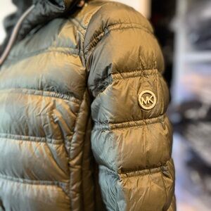 Michael Kors Olive  Puffer Jacket